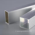 Ruban de profils de tube carré en aluminium